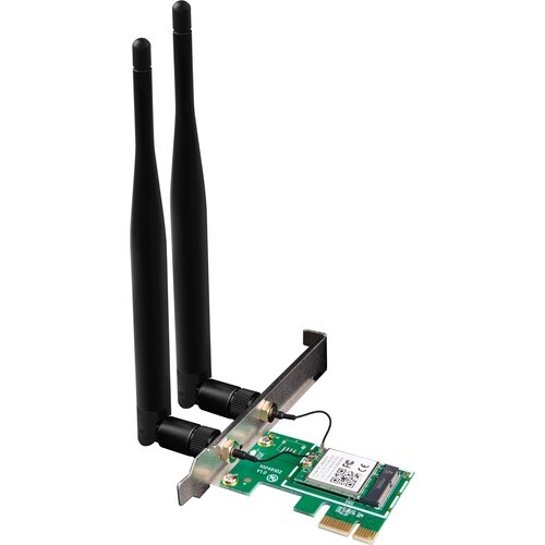 Adaptador Wi-Fi Tenda E12 - IEEE 802.11ac - Banda dual - PCI Express x1 - 1,17 Gbit/s - 2,40 GHz ISM - 5 GHz UNII - Interno