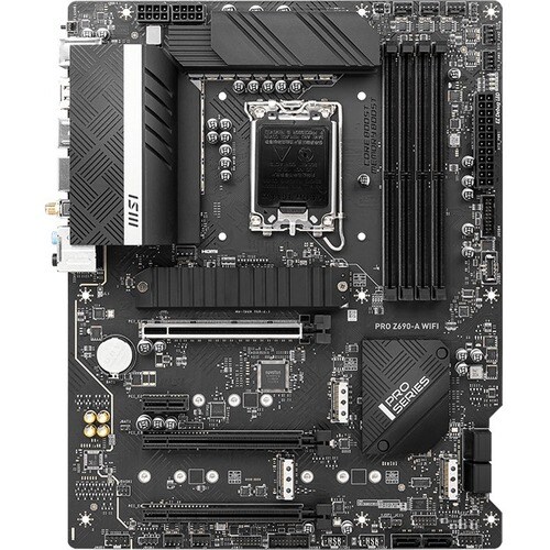 MSI Z690-A WIFI DDR4 Desktop Motherboard - Intel Z690 Chipset - Socket LGA-1700 - Intel Optane Memory Ready - ATX - Pentiu