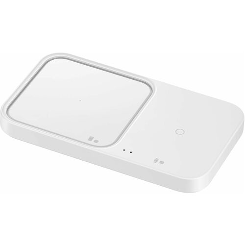 Samsung Super Fast Wireless Charger Duo (with Adapter and Cable) - 9 V DC Input - Input connectors: USB - LED Indicator, S