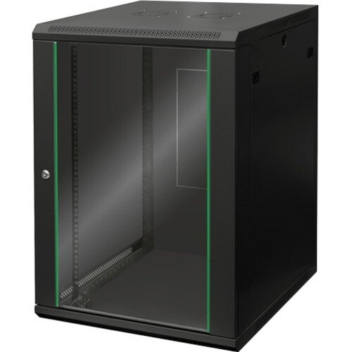 Digitus Dynamic Basic 16U Wandmontierbar Rackschrank für LAN-Schalter, Patchfeld - 482,60 mm Rack Width x 459 mm Rack Dept