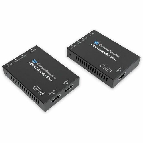 Comprehensive HDMI 4K Extender with one-way IR up to 230ft - 1 Input Device - 2 Output Device - 230 ft Range - 2 x Network
