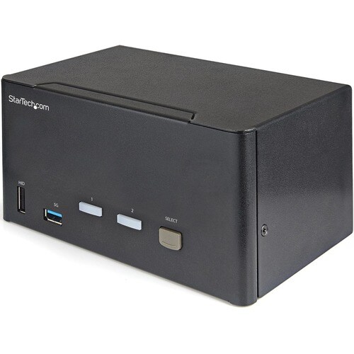 Commutateur KVM DP 2 Ports, 3 Écrans - 4K 60Hz UHD HDR - KVM Bureau avec Hub USB 3.0 2 Ports 5Gbps, 4 Ports USB 2.0 HID - 