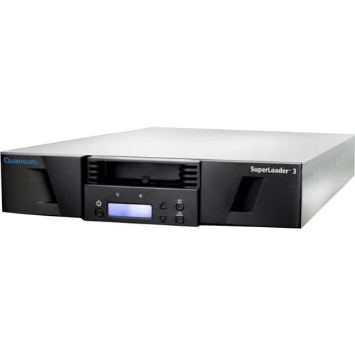 Quantum SuperLoader 3 Tape Autoloader - 1 x Drive/8 x Cartridge Slot - LTO-9 - 2U - Rack-mountable - 314.57 MB/s (Native) 