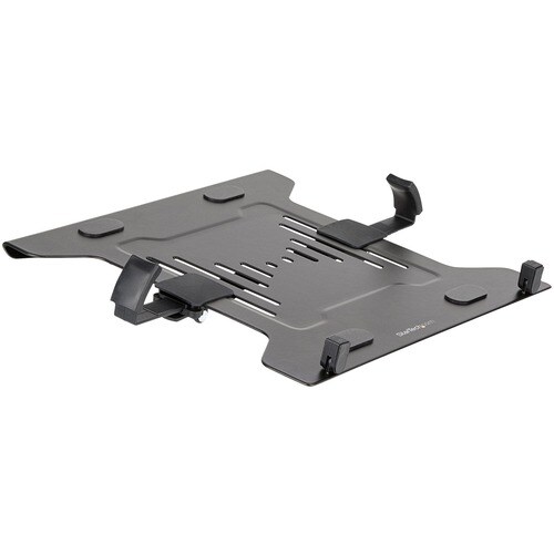 StarTech.com VESA Laptop Tray, Adjustable Monitor Arm Laptop Tray, Secures Notebooks up to 4.5kg (9.9lb), 75x75 & 100x100 