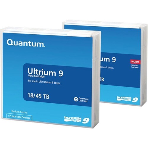 Quantum LTO-9 Tape Drive - 18 TB (Native)/45 TB (Compressed) - Black - 12Gb/s SAS - 133.35 mm Width - 1/2H Height - Intern