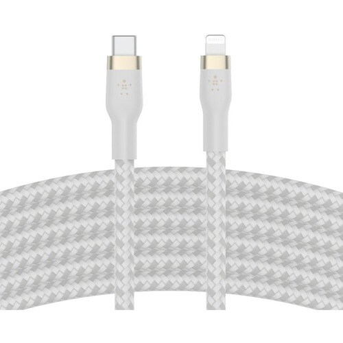 Belkin BoostCharge Pro Flex 2,99 m Lightning/USB-C Datentransferkabel - Cable for iPhone, iPad, iPod, iPad Air, iPad Pro, 