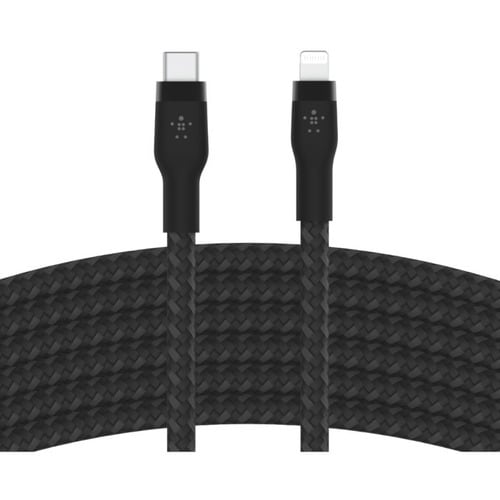 Belkin BoostCharge Pro Flex 2,99 m Lightning/USB-C Datentransferkabel - Cable for iPhone, iPad, iPod, iPad Air, iPad Pro, 