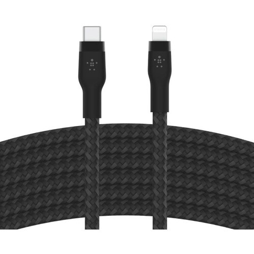 Belkin BoostCharge Pro Flex 2,99 m Lightning/USB-C Datentransferkabel - Cable for iPhone, iPad, iPod, iPad Air, iPad Pro, 