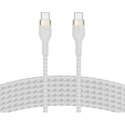 Belkin BOOST↑CHARGE PRO Flex 3 m USB-C Datentransferkabel - Cable for iPad Pro, iPad mini, iPad Air, Tablet, Smartphone, N