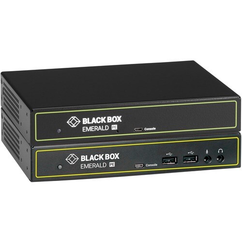 Black Box Emerald KVM Extender - 2 Computer(s) - 2 Local User(s) - 328 ft Range - Full HD - 1920 x 1080 Maximum Video Reso