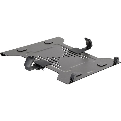 StarTech.com Mounting Tray for Notebook - Black - Height Adjustable - 23.9 cm to 41.9 cm (16.5") Screen Support - 4.50 kg 
