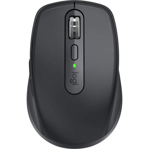 Logitech MX Anywhere 3 鼠标 - 蓝牙 - USB - 暗视野 - 6 按钮 - 灰 - 无线 - 可充电 - 4000 dpi - 滚轮