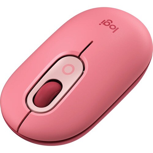 Logitech POP Mouse 鼠标 - 蓝牙 - USB - 光学 - 2 可编程按钮 - 无线 - 4000 dpi - 滚轮