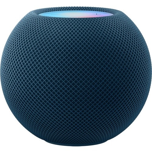 Apple HomePod mini 蓝牙 智能音箱 - Siri 支持 - 蓝 - 360° Circle Sound - 无线局域网