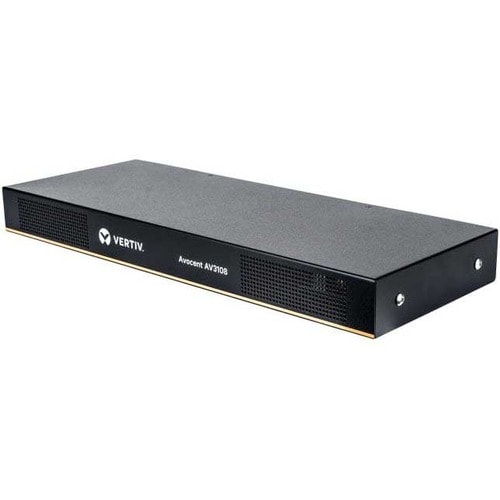 Vertiv Avocent AV3000 KVM Over IP Switch | 8 port KVM switches - 8 port AutoView KVM with 1 local and 1 remote users, VM a