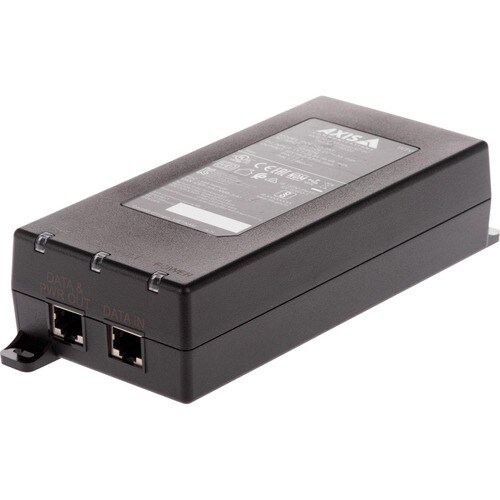 Injecteur POE AXIS - 24 V AC, 20 V DC, 26.4 V DC Entrée - 56 V DC Sortie - 1 x Gigabit Ethernet Port(s) d'entrée - 1 x Gig