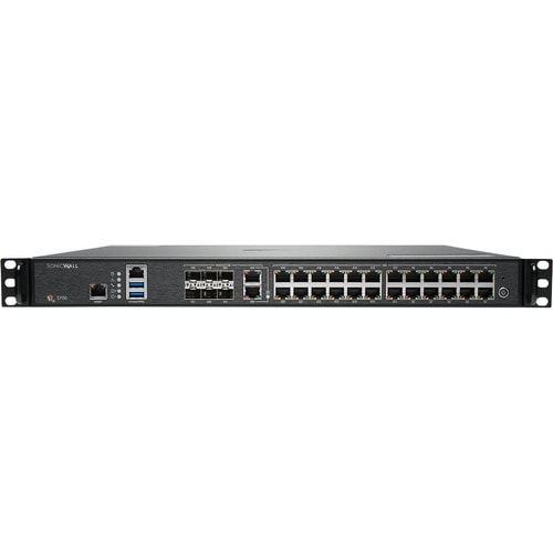 SonicWall NSa 5700 High Availability Firewall - Intrusion Prevention - 26 Port - 10/100/1000Base-T, 10GBase-X, 10GBase-T -