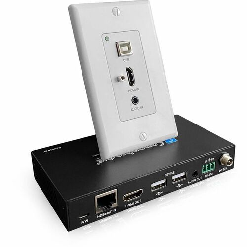 Comprehensive CHE-HDBTWP121K Video Extender Transmitter/Receiver - 1 Input Device - 1 Output Device - 230 ft Range - 2 x N