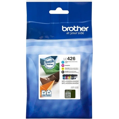 Brother LC426VAL Tintenstrahl Tintenpatrone - Schwarz, Cyan, Magenta, Gelb - Original - Mehrfachpacker Pack
