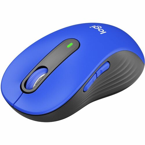 Logitech Signature M650 L Full Size Wireless Mouse - For Large Sized Hands, 2-Year Battery, Silent Clicks, Blue - Optical 