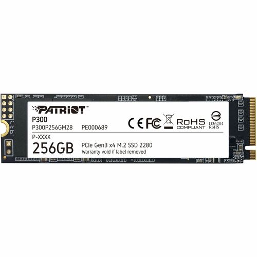 Patriot Memory P300 256 GB Solid State Drive - M.2 2280 Internal - PCI Express NVMe (PCI Express NVMe 3.0 x4) - Notebook, 