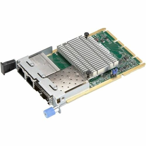 Supermicro AOC-ATG-I2T2SM 10G 以太网卡 - 10GBase-T, 10GBase-X - SFP+ - 插卡 - PCI Express - Intel X710-TM4 - 4 端口 - 2 - 光纤, 双绞线