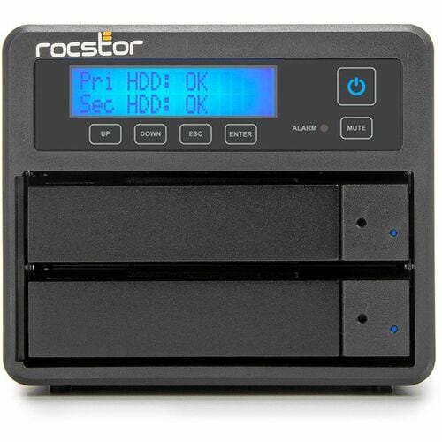 Rocstor Rocpro U33 USB Type-C Desktop RAID Storage - Rocstor Rocpro U33 Professional Desktop RAID -20TB (2x10TB) HDD Insta