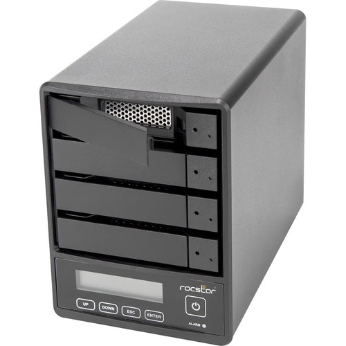 Rocstor Rocpro U35 USB Type-C Desktop RAID Storage - Rocstor Rocpro U35 Professional Desktop RAID - 16TB (4x4TB) HDD Insta