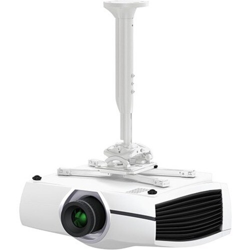 Supporto da soffitto ITB per Proiettore - Bianco - Regolabile in altezza - 22 kg Capacità di carico