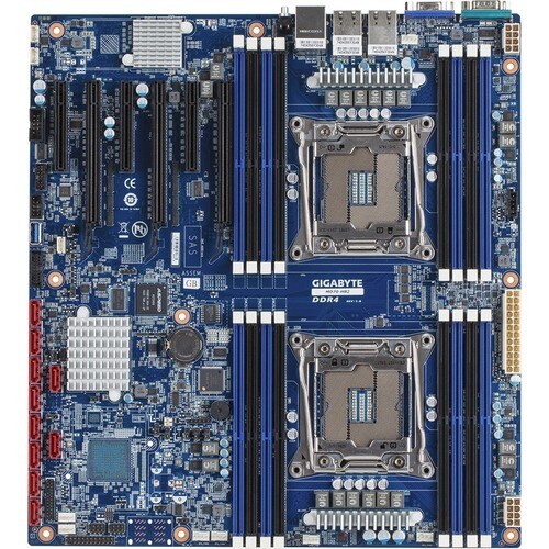 Gigabyte MD70-HB2 Server Motherboard - Intel C612 Chipset - Socket LGA 2011-v3 - SSI EEB - 128 GB DDR4 SDRAM Maximum RAM -