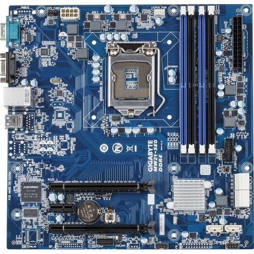 Gigabyte MW21-SE0 Server Motherboard - Intel C232 Chipset - Socket H4 LGA-1151 - Micro ATX - 16 GB DDR4 SDRAM Maximum RAM 