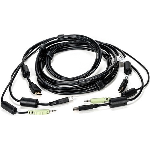 VERTIV 3.05 m Cabo KVM - Cable for Interruptor KVM, Rato, Teclado, Dispositivo de áudio
