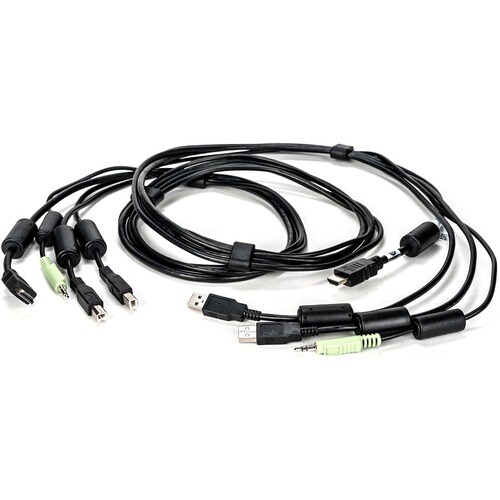 Vertiv AVOCENT 1.83 m Cabo KVM - Cable for Teclado/Rato, Coluna, Dispositivo áudio/vídeo, Interruptor KVM - Primeira extre