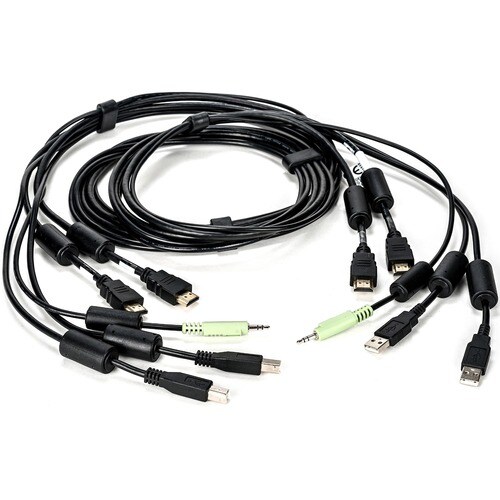 Vertiv AVOCENT 1.83 m Cabo KVM - Cable for Teclado/Rato, Coluna, Interruptor KVM, Dispositivo de áudio - Primeira extremid