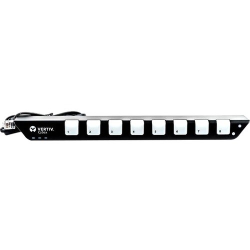 VERTIV Cybex AFP0008 Cabo Controlo remoto de dispositivos - Compatível com TAA - Para Interruptor KVM - 1.80 m Cabo Bateria