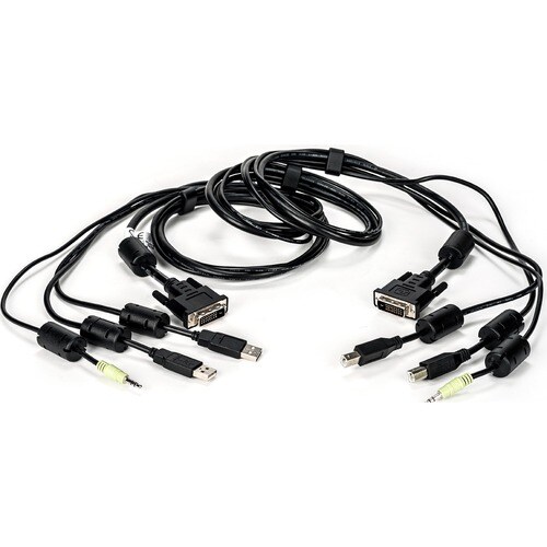 VERTIV 1.83 m Cabo KVM - Cable for Interruptor KVM, Posto de trabalho, Teclado/Rato - Primeira extremidade: USB, Áudio