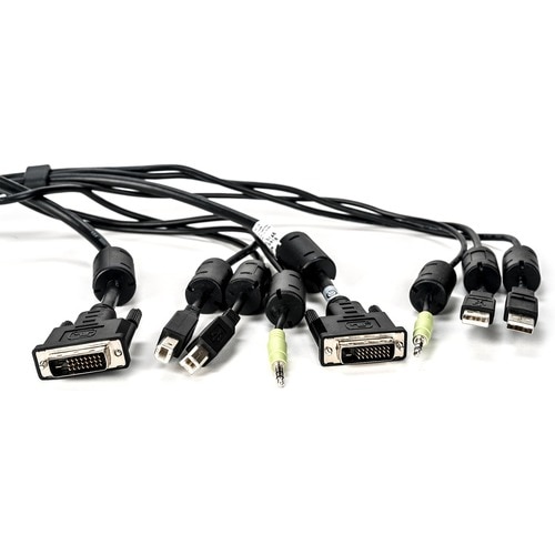 VERTIV 3.05 m Cabo KVM - Cable for Interruptor KVM, Dispositivo de áudio, Posto de trabalho - Primeira extremidade: USB, Á