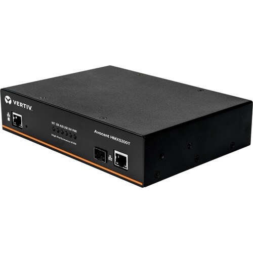Vertiv AVOCENT HMX5200T Extensor KVM - Com fios - WUXGA - 1920 x 1200 Resolução máxima de vídeo - 1 x Rede (RJ-45) - 4 x U