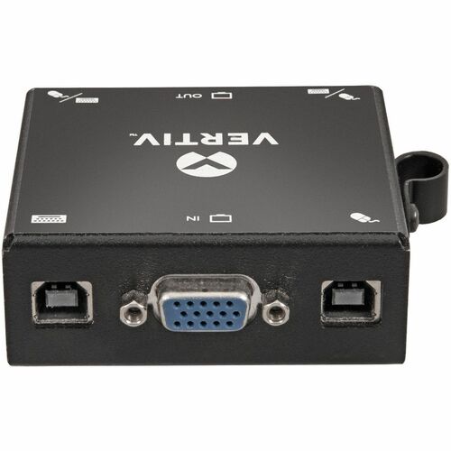 VERTIV Conversor de sinal - Compatível com TAA - Saída DVI - USB - Entrada VGA