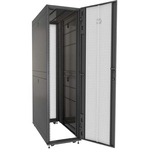 VERTIV VR 42U Gabinete de rack para Servidor, Interruptor LAN, Painel de ligação - 800 mm Rack Width x 1215 mm Profundidad
