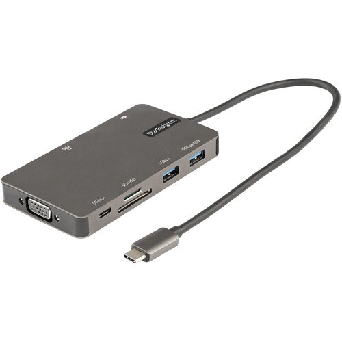 StarTech.com Docking Station - for Monitor, Tablet, Notebook - Memory Card Reader - SD - 100 W - USB 3.1 (Gen 1) Type C - 