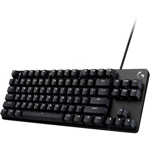 Logitech G G413 Rugged Gaming Keyboard - Cable Connectivity - USB 2.0 Interface - LED - English (US) - QWERTY Layout - Bla