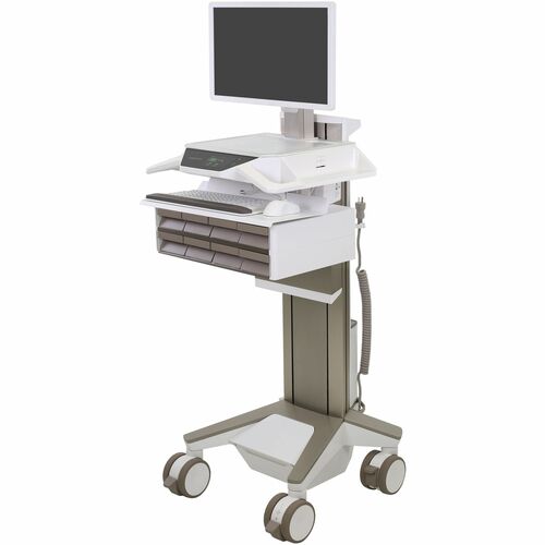 Ergotron CareFit Medical Trolley - TAA Compliant - 8 Drawer - 17.01 kg Load Capacity - 4 Casters - 12.70 cm (5"") Caster S
