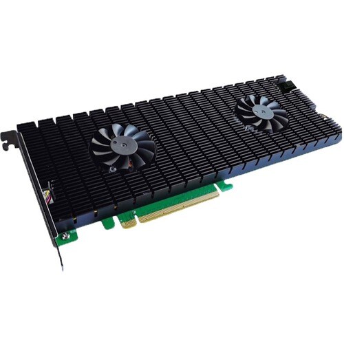 HighPoint SSD7140A PCIe 3.0 x16 Slots 8x M.2 Ports NVMe RAID Controller - PCI Express 3.0 x16 - Plug-in Card - RAID Suppor