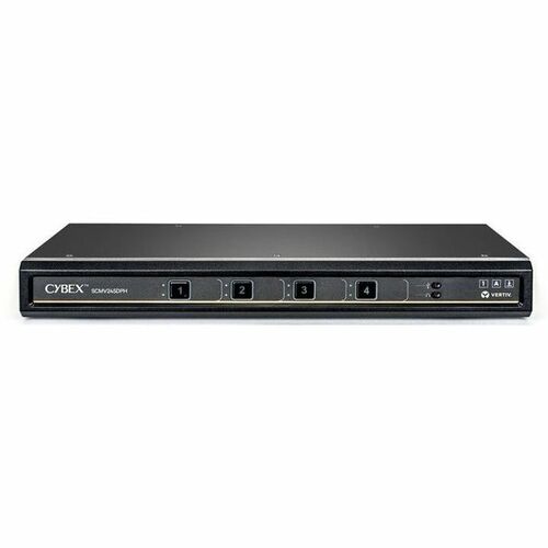Switch KVM Vertiv AVOCENT Cybex 200 SCMV200 Digitale e analogica - TAA Conforme - 2 Computer - 1 Utente Locale - 4K - 3840