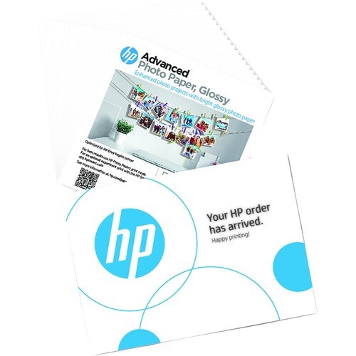 HP Advanced Fotopapier - 127 mm x 127 mm - 65 lb Basis Weight - 250 g/m² Grammage - Glänzend - 20 Blätter - Druckbar, Recy