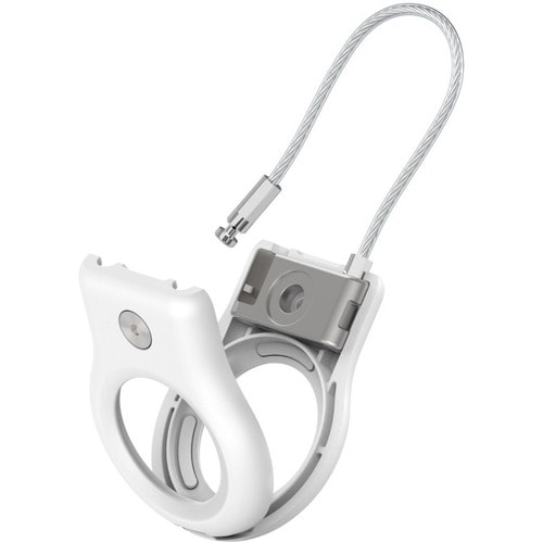 Belkin AirTag, Remote Control, Key, Luggage Asset Tracking Tag Loop - Plastic - White