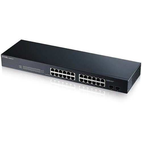 Conmutador Ethernet ZYXEL GS1900 GS1900-24 24 Puertos Gestionable - Gigabit Ethernet - 10/100/1000Base-T, 1000Base-X - 2 C