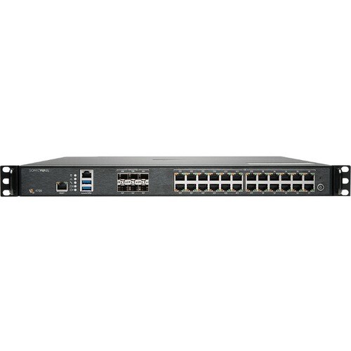 SonicWall 4700 Network Security/Firewall Appliance - 1 Year Total Secure Essential Edition - TAA Compliant - 24 Port - 10/