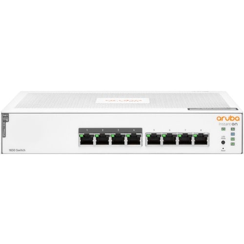 HPE Instant On 1830 8 Anschlüsse Verwaltbar Ethernet-Switch - Gigabit-Ethernet - 10/100/1000Base-T - 2 Unterstützte Netzwe